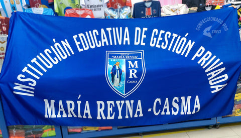 Banderola IEGP María Reyna Casma