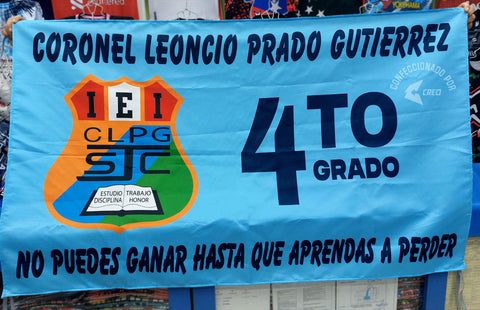 Banderola IEI Coronel Leoncio Prado Gutierrez 4TO