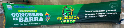 Banderola IESP Arzobispo Loayza Escuadron Verde