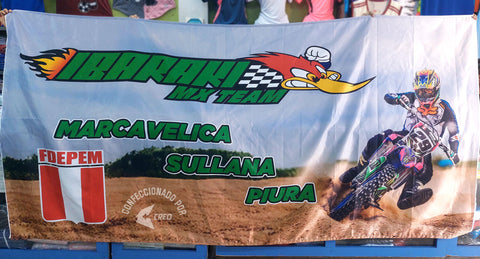 Banderola Ibaraki MX Team Marcavelica