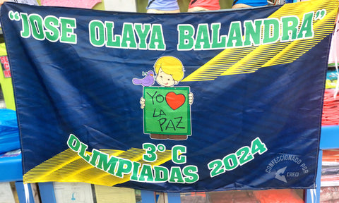 Banderola Jose Olaya Balandra Paz