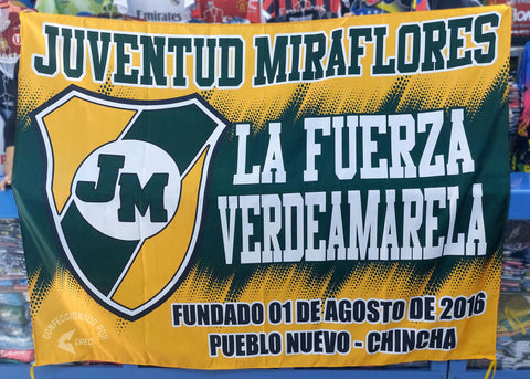 Banderola Juventud Miraflores Pueblo Nuevo Chincha