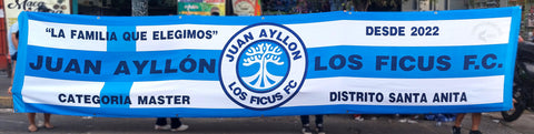 Banderola Los Ficus FC Santa Anita