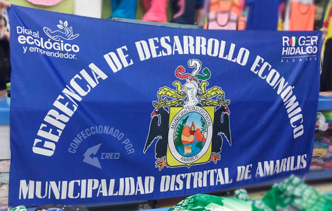 Banderola Municipalidad Distrital de Amarilis