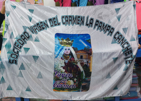 Banderola Sociedad Virgen del Carmen La Pampa