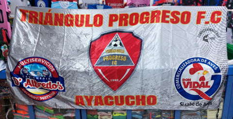 Banderola Triángulo Progreso Ayacucho