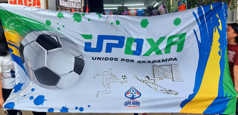 Banderola UPOXA Unidos por Oxapampa