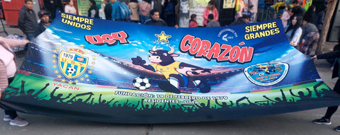 Banderola Unión Social USY Corazón Yacán