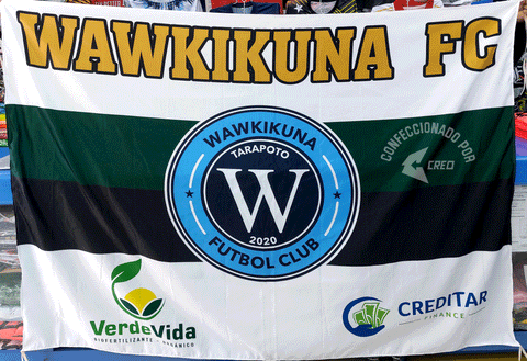 Banderola Wawkikuna FC Tarapoto