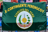 Banderola X Contingente Perengcoy Ejército del Perú