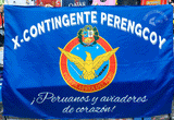 Banderola X Contingente Perengcoy Ejército del Perú
