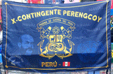 Banderola X Contingente Perengcoy Ejército del Perú