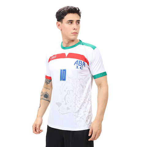 Camiseta ABA 1C blanco rojo verde