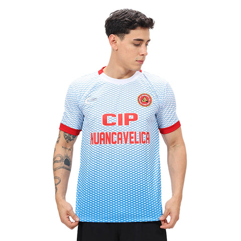 Camiseta CIP Huancavelica Turquia Turquesa blanco rojo
