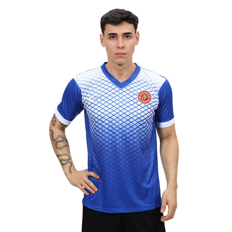 Camiseta CIP azulino blanco