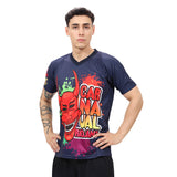 Camiseta Carnaval Riojano blanco azul marino