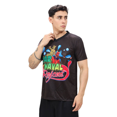 Camiseta Carnaval Riojano negro