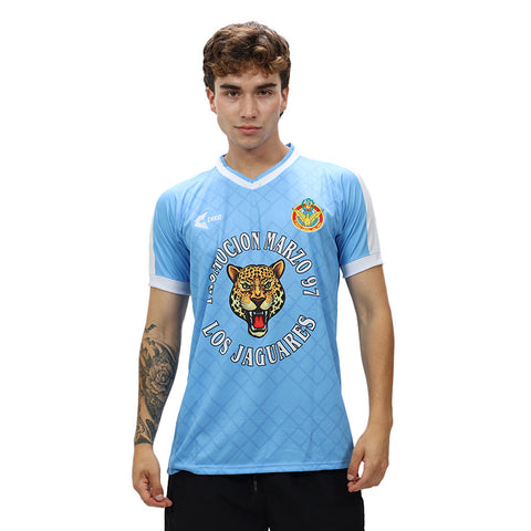 Camiseta FAP celeste blanco