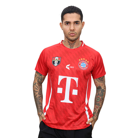 Camiseta IE Santa Sofía Ignacio Escudero Sullana Bayern rojo blanco