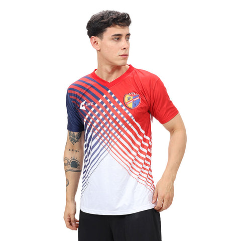 Camiseta IEP Peruano Español Francia rojo blanco azul marino