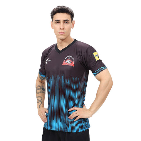 Camiseta Minera Confianza negro turquesa
