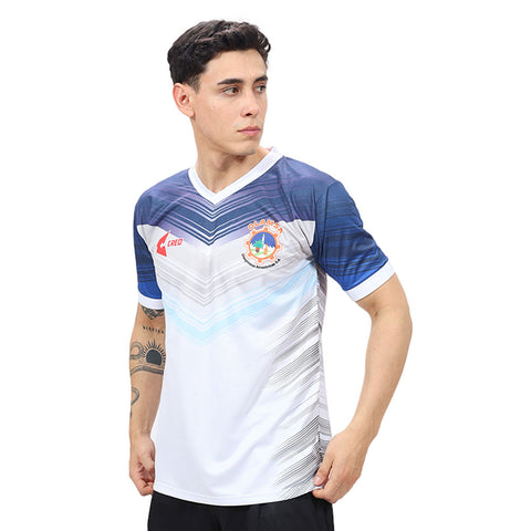 Camiseta Olamsa blanco celeste plata azul marino