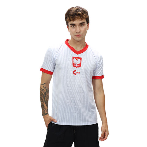 Camiseta Polonia blanco rojo