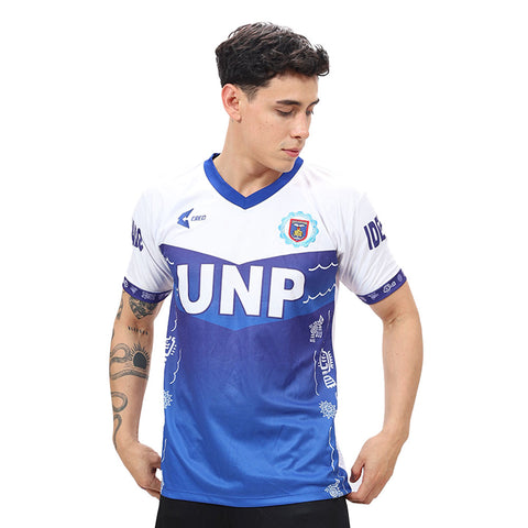 Camiseta UNP blanco azulino
