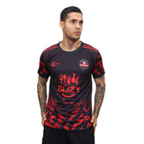 Camiseta reversible Boloamigos negro rojo blanco