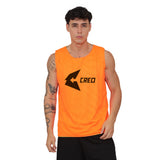 Chaleco deportivo reversible naranja neon amarillo neon
