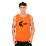 Chaleco deportivo reversible negro naranja
